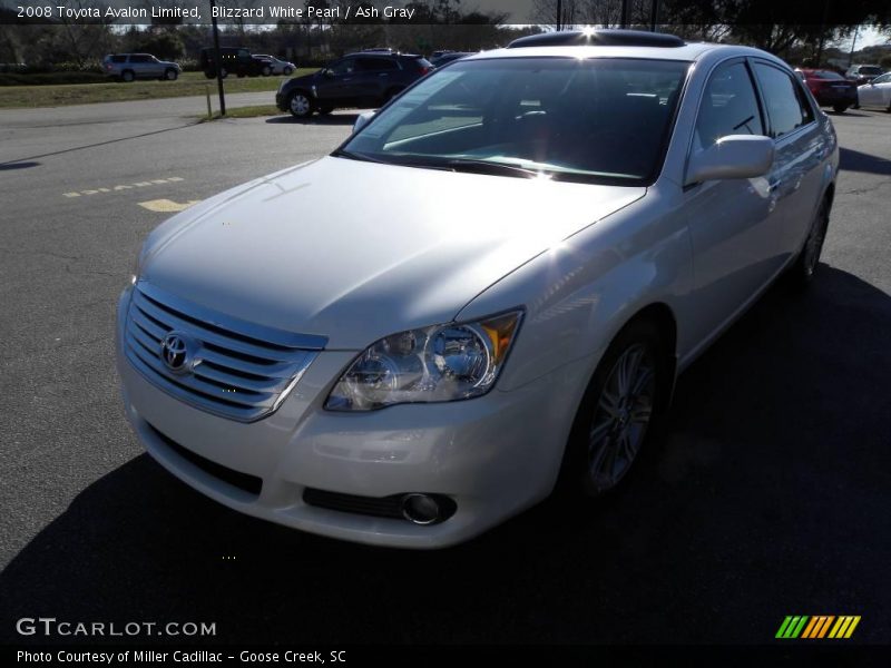 Blizzard White Pearl / Ash Gray 2008 Toyota Avalon Limited