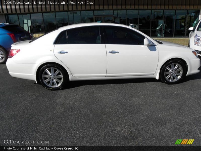 Blizzard White Pearl / Ash Gray 2008 Toyota Avalon Limited
