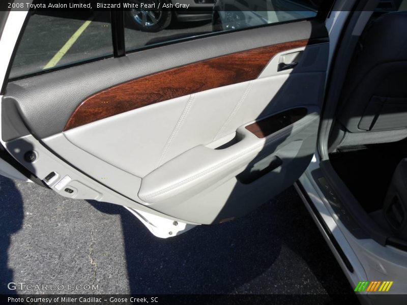 Blizzard White Pearl / Ash Gray 2008 Toyota Avalon Limited