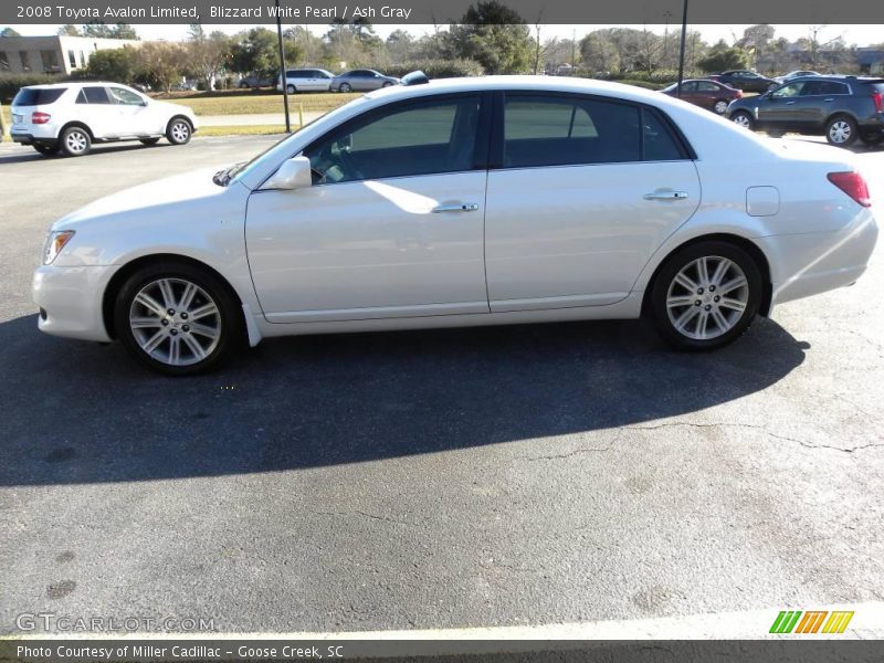 Blizzard White Pearl / Ash Gray 2008 Toyota Avalon Limited