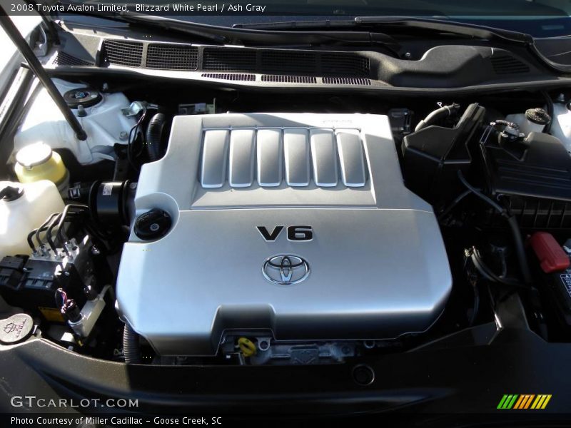 Blizzard White Pearl / Ash Gray 2008 Toyota Avalon Limited
