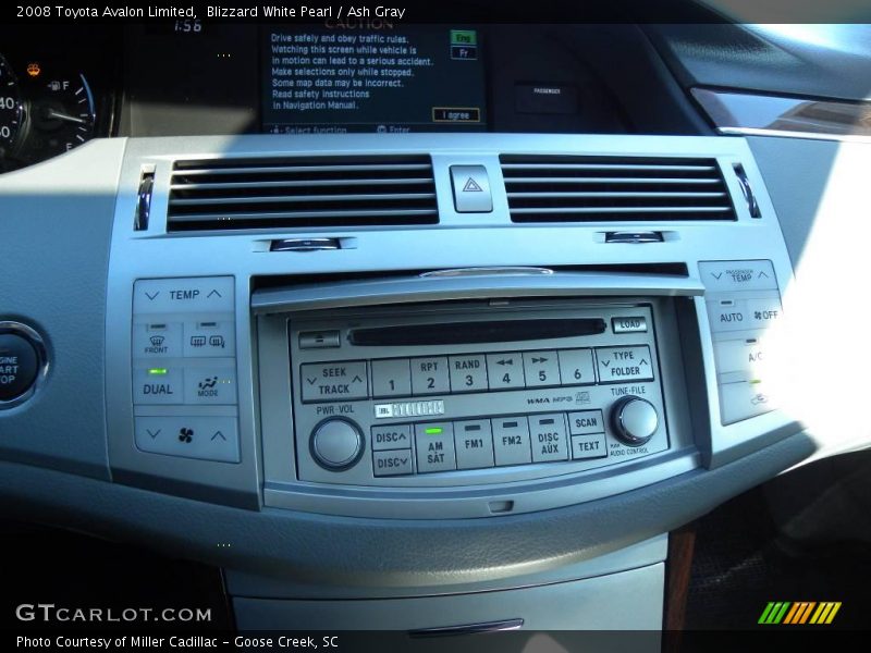 Blizzard White Pearl / Ash Gray 2008 Toyota Avalon Limited