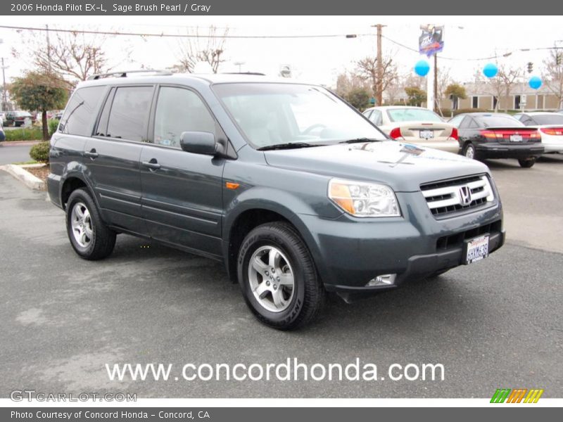 Sage Brush Pearl / Gray 2006 Honda Pilot EX-L