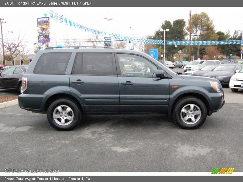 Sage Brush Pearl / Gray 2006 Honda Pilot EX-L
