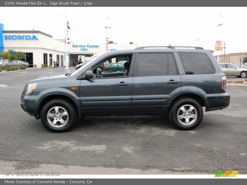 Sage Brush Pearl / Gray 2006 Honda Pilot EX-L