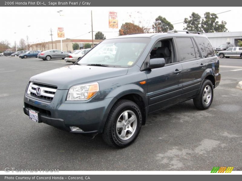 Sage Brush Pearl / Gray 2006 Honda Pilot EX-L