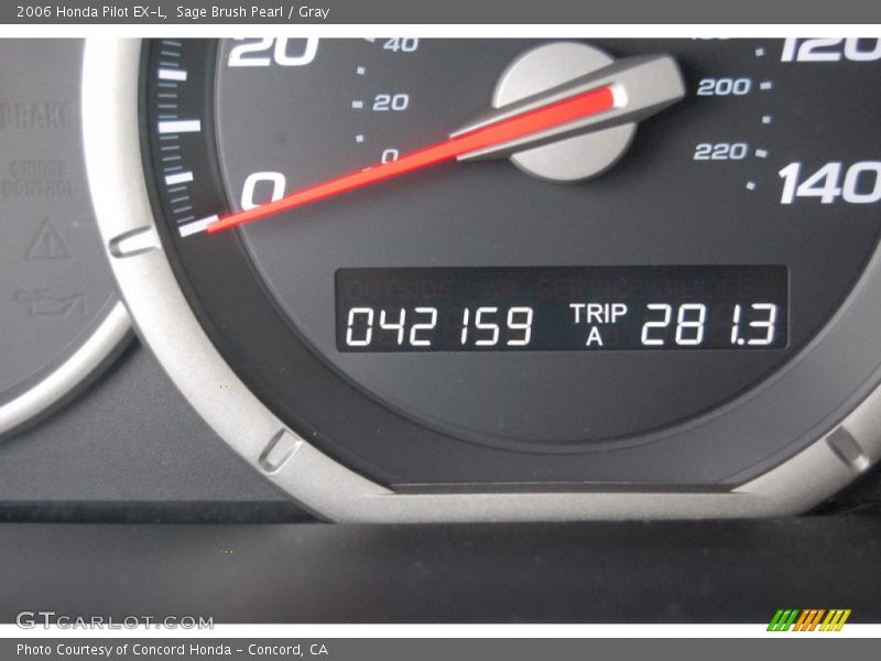 Sage Brush Pearl / Gray 2006 Honda Pilot EX-L