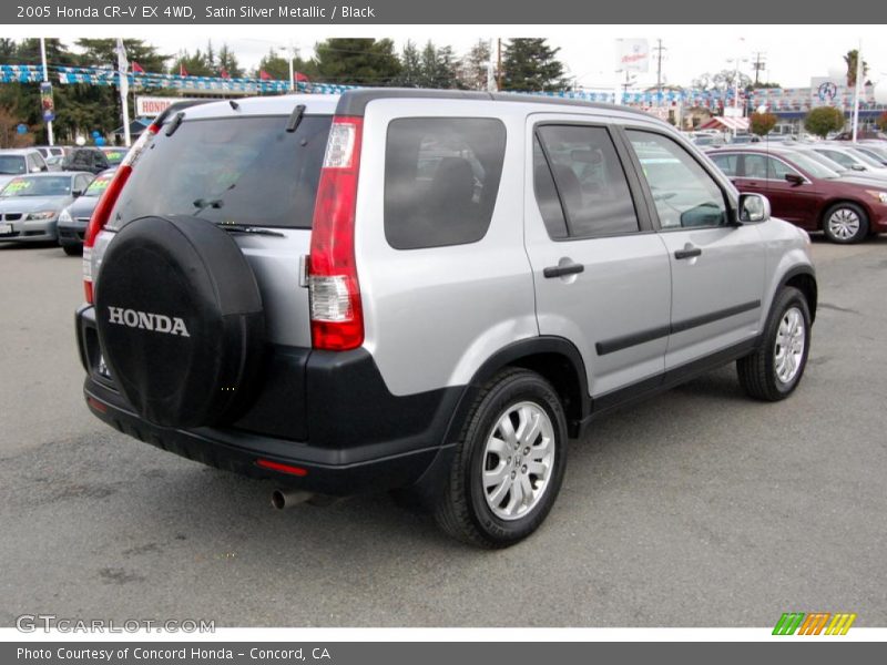 Satin Silver Metallic / Black 2005 Honda CR-V EX 4WD