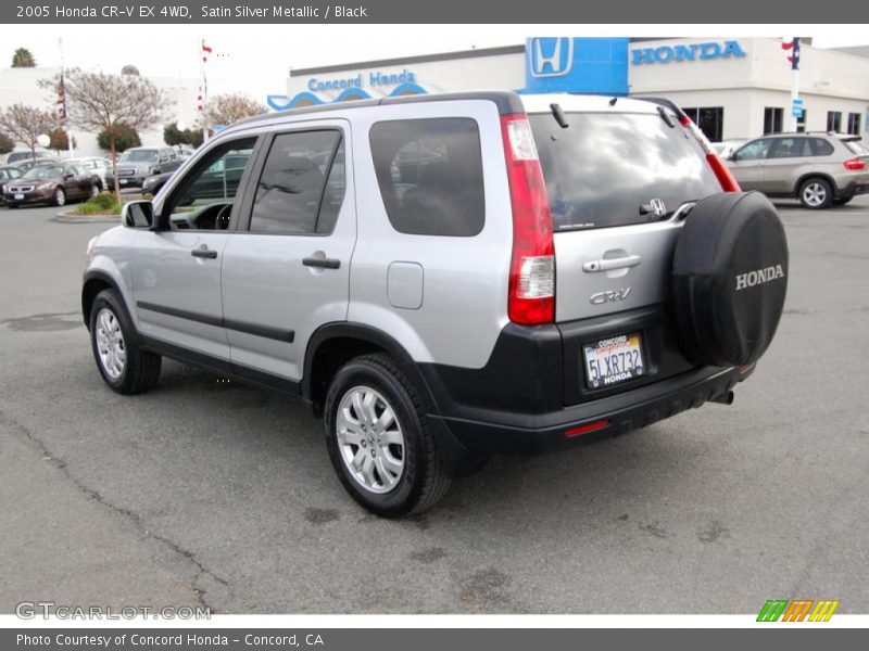 Satin Silver Metallic / Black 2005 Honda CR-V EX 4WD