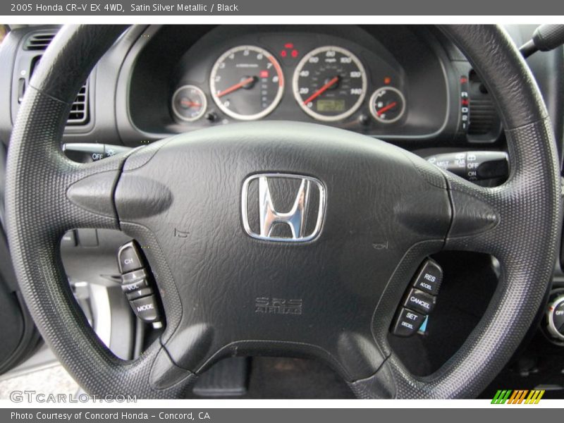 Satin Silver Metallic / Black 2005 Honda CR-V EX 4WD