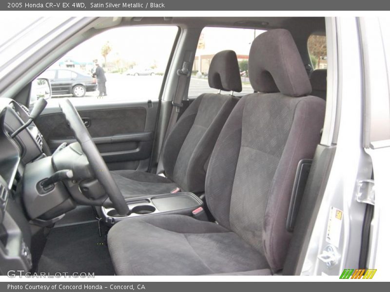 Satin Silver Metallic / Black 2005 Honda CR-V EX 4WD
