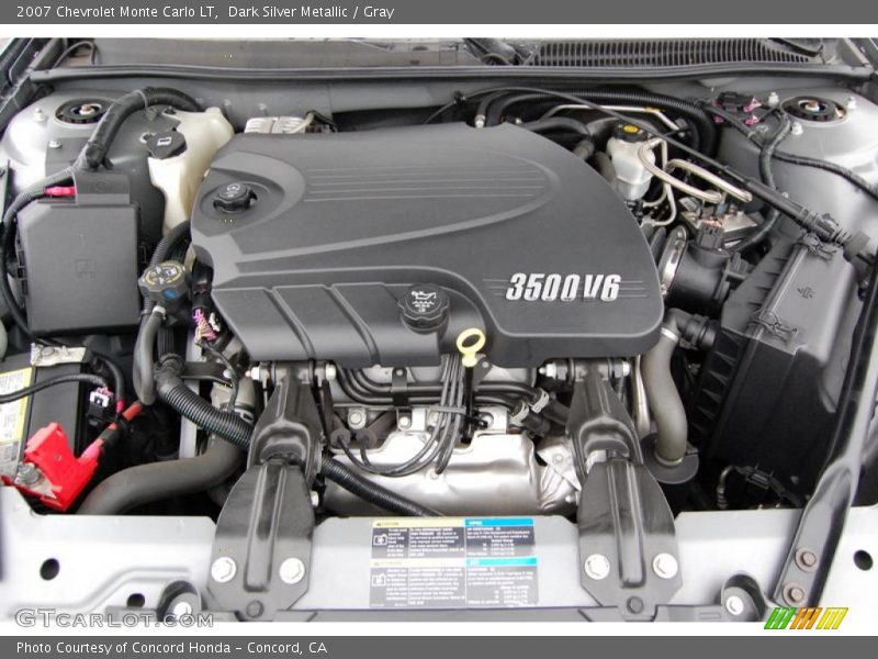 Dark Silver Metallic / Gray 2007 Chevrolet Monte Carlo LT