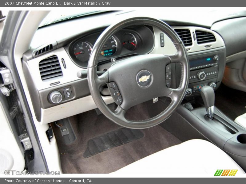 Dark Silver Metallic / Gray 2007 Chevrolet Monte Carlo LT