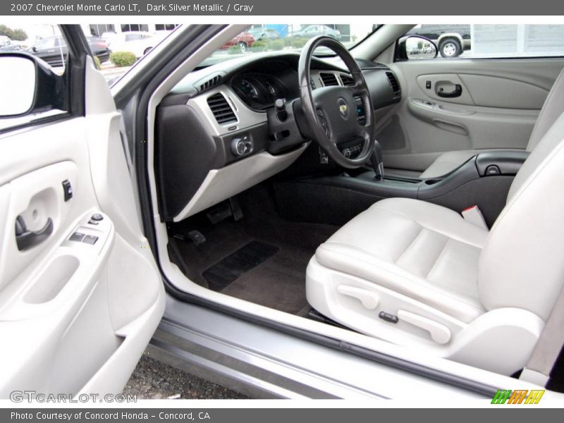 Dark Silver Metallic / Gray 2007 Chevrolet Monte Carlo LT