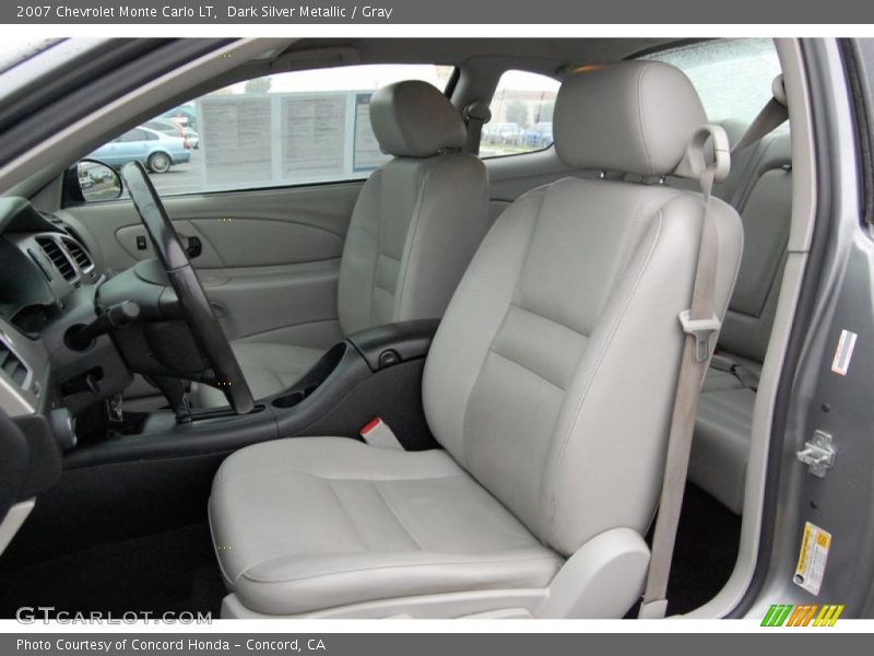 Dark Silver Metallic / Gray 2007 Chevrolet Monte Carlo LT