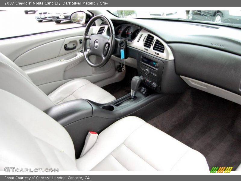 Dark Silver Metallic / Gray 2007 Chevrolet Monte Carlo LT