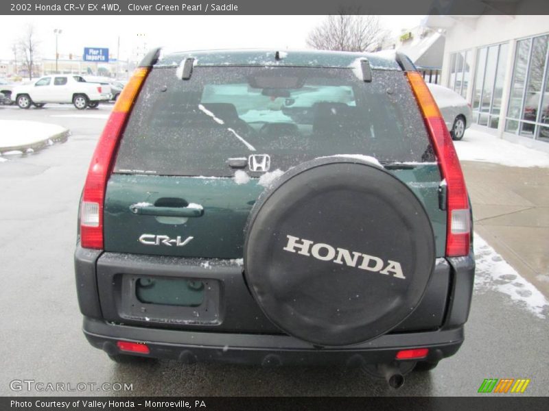 Clover Green Pearl / Saddle 2002 Honda CR-V EX 4WD