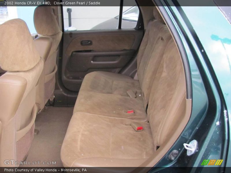 Clover Green Pearl / Saddle 2002 Honda CR-V EX 4WD