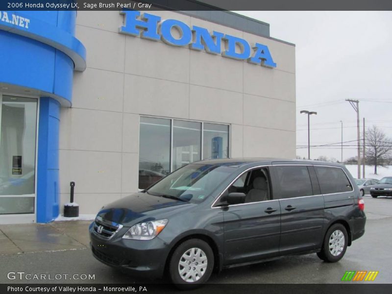 Sage Brush Pearl / Gray 2006 Honda Odyssey LX