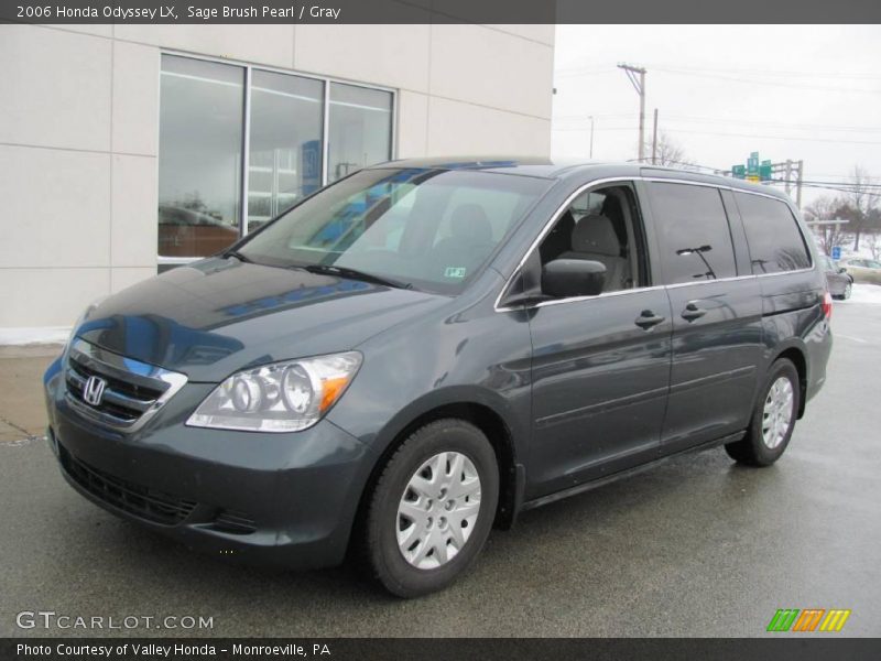 Sage Brush Pearl / Gray 2006 Honda Odyssey LX