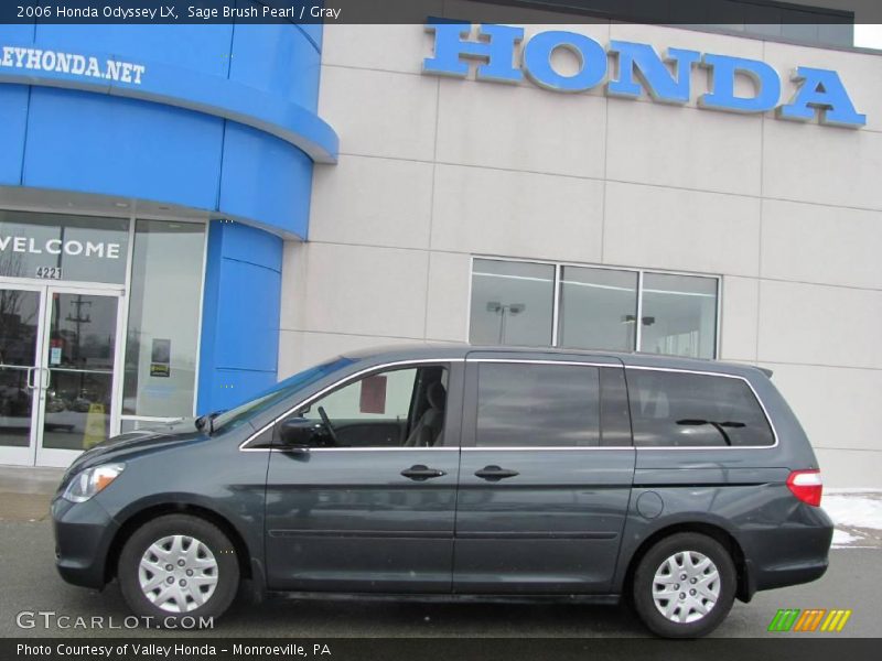 Sage Brush Pearl / Gray 2006 Honda Odyssey LX