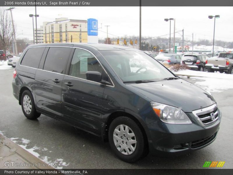 Sage Brush Pearl / Gray 2006 Honda Odyssey LX