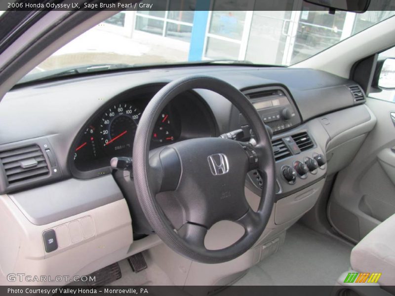 Sage Brush Pearl / Gray 2006 Honda Odyssey LX