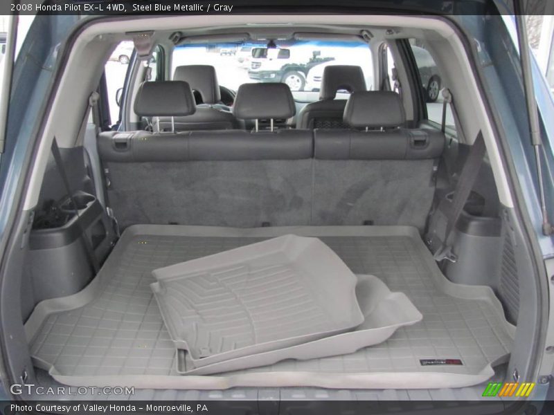 Steel Blue Metallic / Gray 2008 Honda Pilot EX-L 4WD