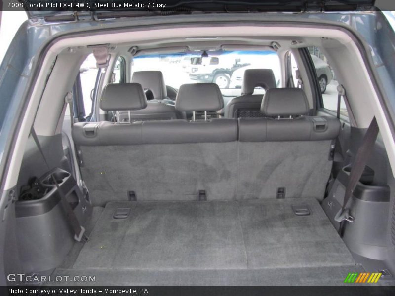 Steel Blue Metallic / Gray 2008 Honda Pilot EX-L 4WD