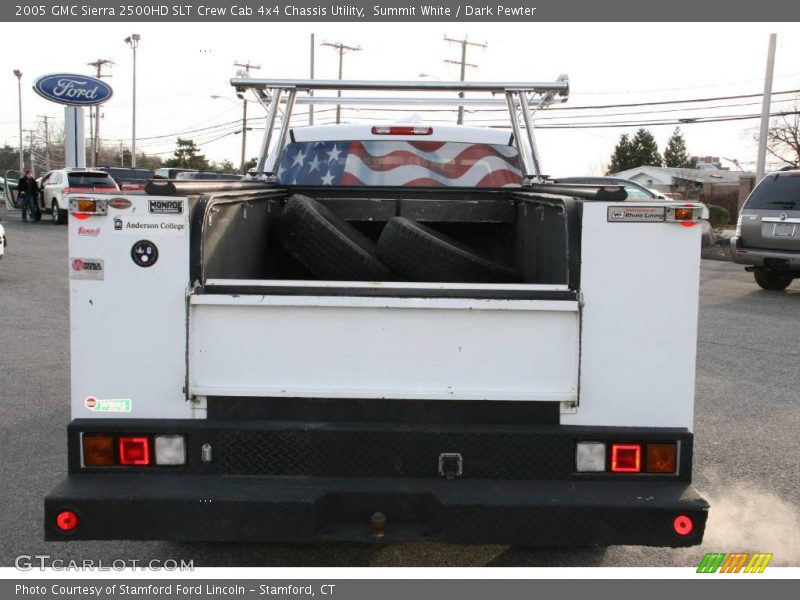 Summit White / Dark Pewter 2005 GMC Sierra 2500HD SLT Crew Cab 4x4 Chassis Utility
