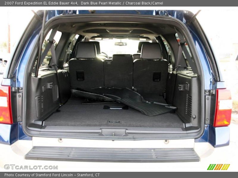 Dark Blue Pearl Metallic / Charcoal Black/Camel 2007 Ford Expedition EL Eddie Bauer 4x4