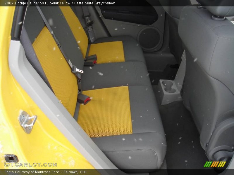Solar Yellow / Pastel Slate Gray/Yellow 2007 Dodge Caliber SXT