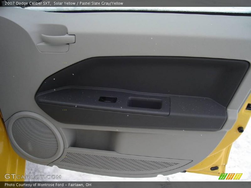 Solar Yellow / Pastel Slate Gray/Yellow 2007 Dodge Caliber SXT