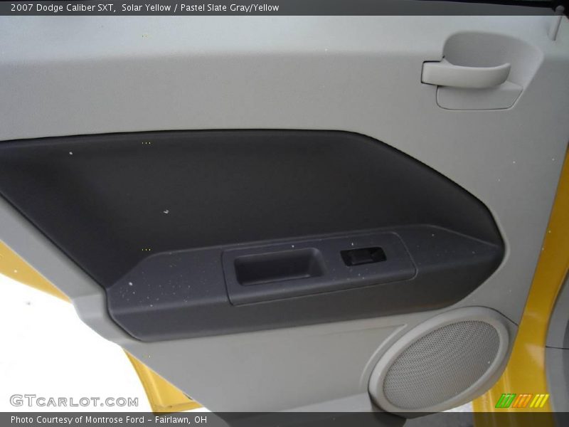 Solar Yellow / Pastel Slate Gray/Yellow 2007 Dodge Caliber SXT