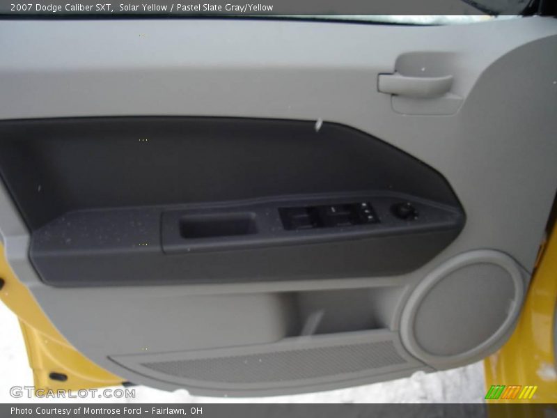 Solar Yellow / Pastel Slate Gray/Yellow 2007 Dodge Caliber SXT