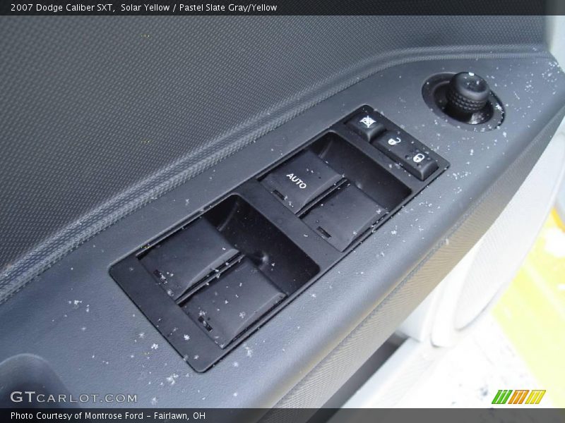 Solar Yellow / Pastel Slate Gray/Yellow 2007 Dodge Caliber SXT