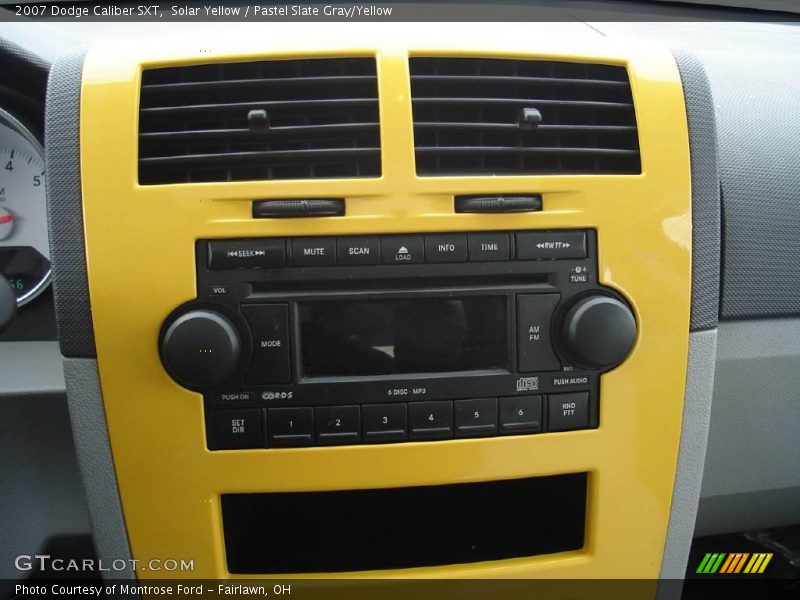 Solar Yellow / Pastel Slate Gray/Yellow 2007 Dodge Caliber SXT
