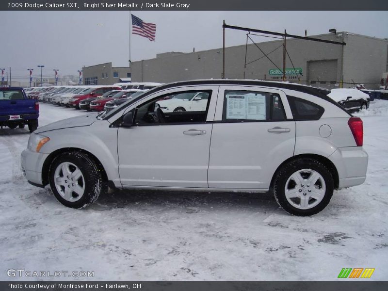 Bright Silver Metallic / Dark Slate Gray 2009 Dodge Caliber SXT