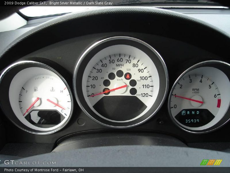 Bright Silver Metallic / Dark Slate Gray 2009 Dodge Caliber SXT