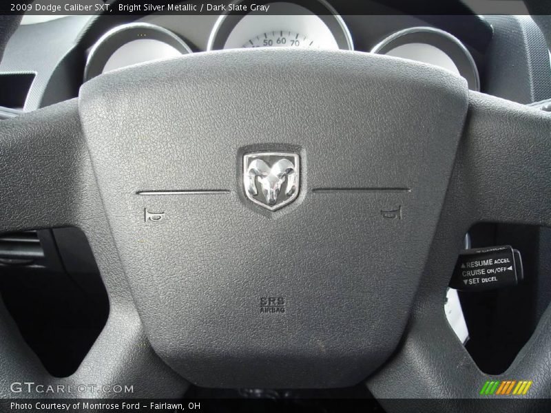 Bright Silver Metallic / Dark Slate Gray 2009 Dodge Caliber SXT