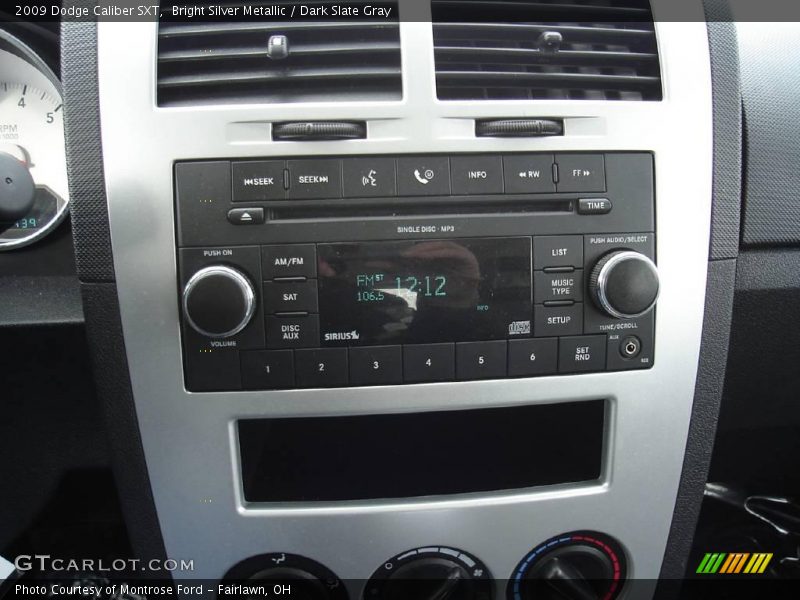 Bright Silver Metallic / Dark Slate Gray 2009 Dodge Caliber SXT