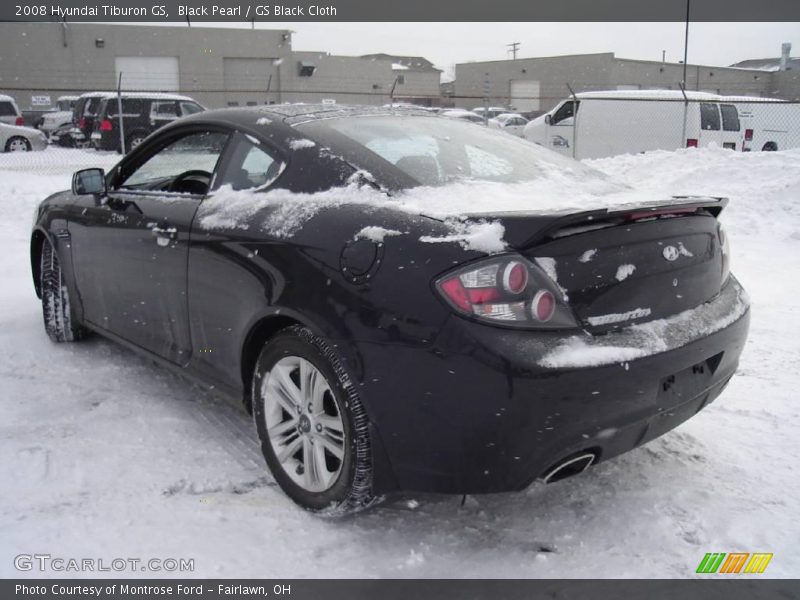 Black Pearl / GS Black Cloth 2008 Hyundai Tiburon GS