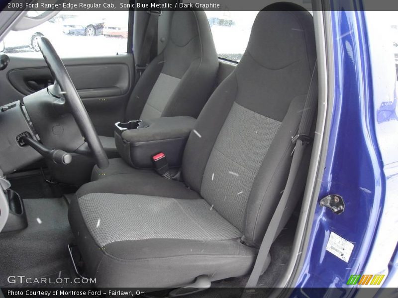 Sonic Blue Metallic / Dark Graphite 2003 Ford Ranger Edge Regular Cab