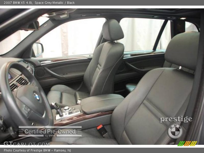 Space Grey Metallic / Black 2007 BMW X5 4.8i