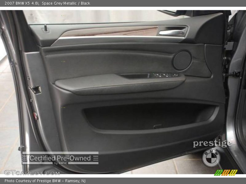 Space Grey Metallic / Black 2007 BMW X5 4.8i