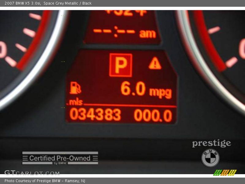 Space Grey Metallic / Black 2007 BMW X5 3.0si