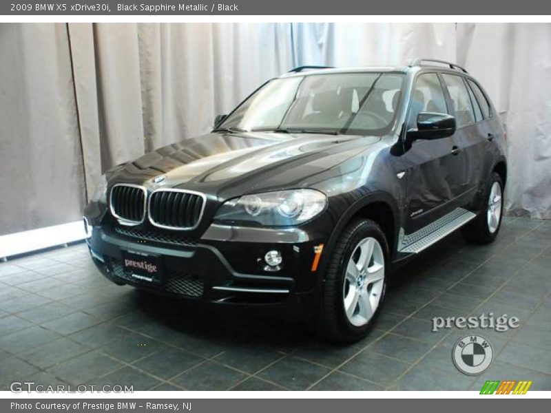 Black Sapphire Metallic / Black 2009 BMW X5 xDrive30i