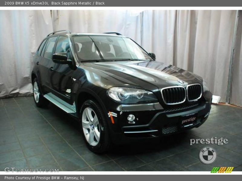 Black Sapphire Metallic / Black 2009 BMW X5 xDrive30i