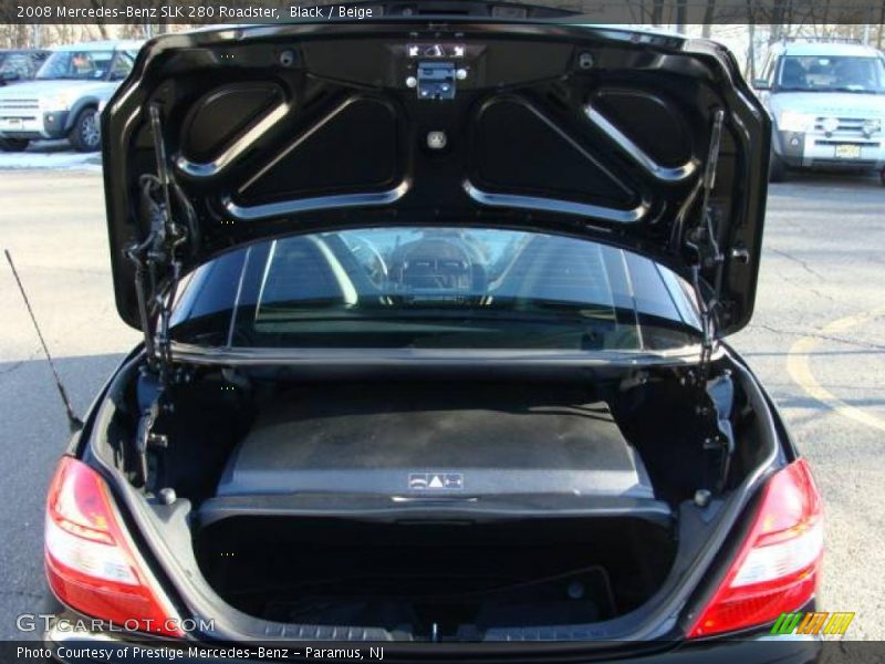 Black / Beige 2008 Mercedes-Benz SLK 280 Roadster