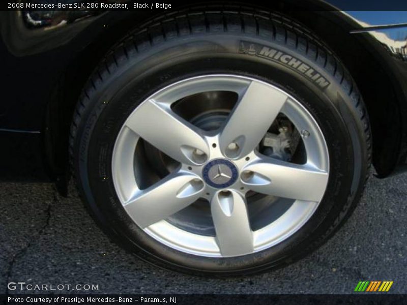 Black / Beige 2008 Mercedes-Benz SLK 280 Roadster